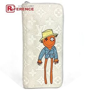 Louis Vuitton LV Friend Zippy Wallet Vertical Zipper Taurillon Maurice White